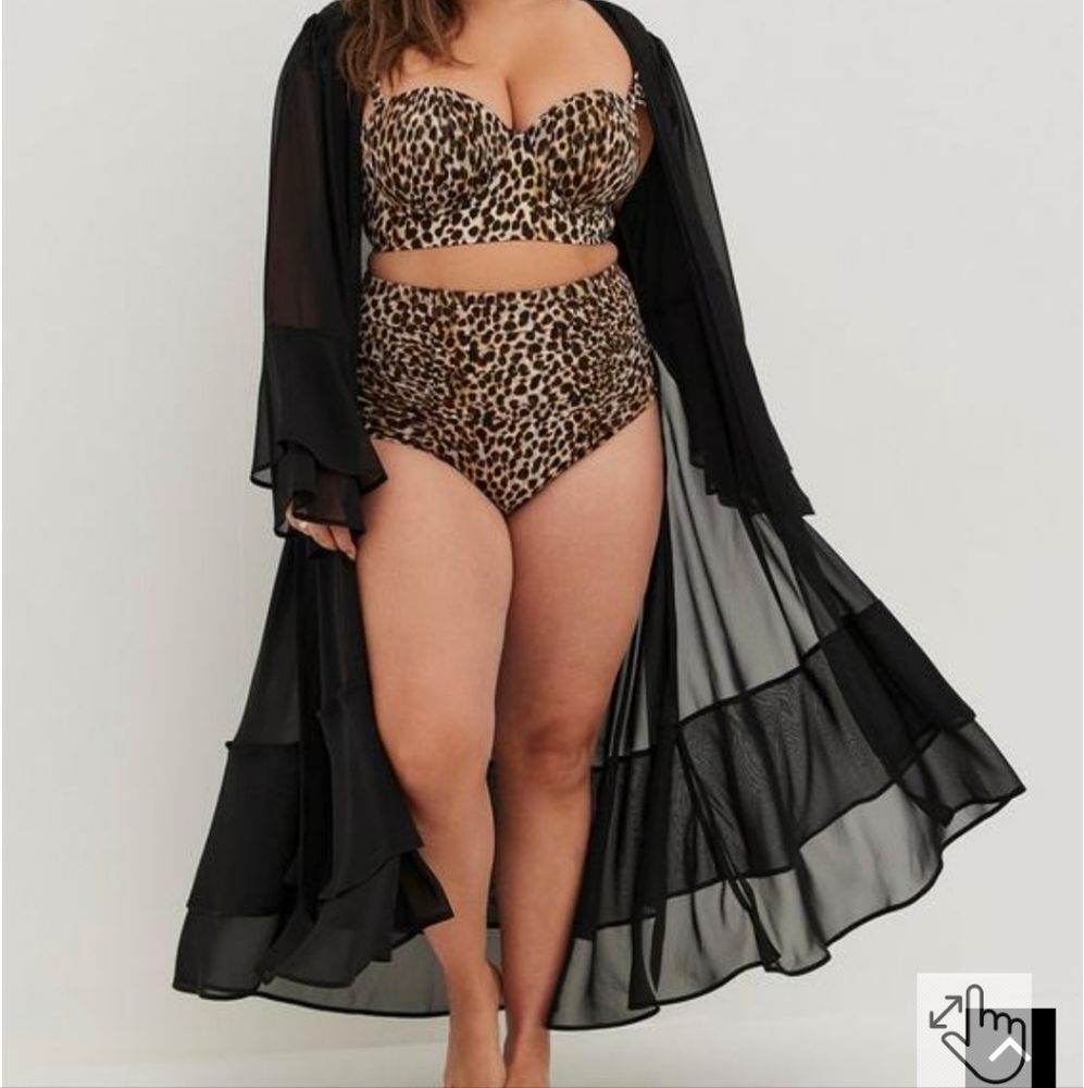 Maxi Ruffle Swimsuit Coverup